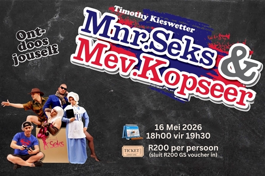 Mnr Seks & Mev Kopseer, Couple Show! - Timothy kieswetter - Rhumbelow Durban -